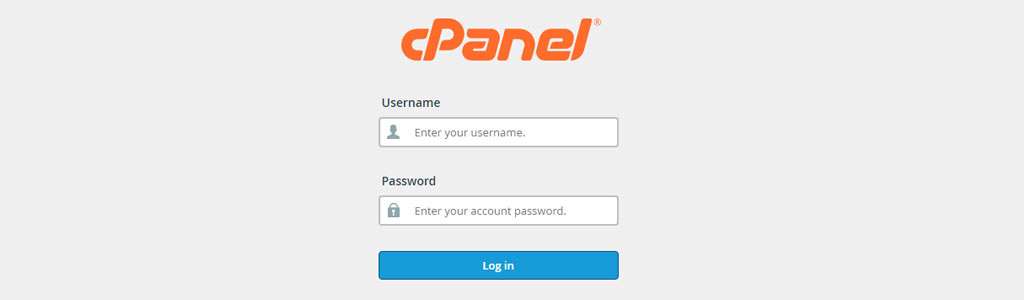 login to in cPanel dashboar